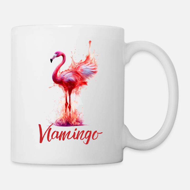 Vlamingo. Flämische T-Shirts - Tasse - Weiß