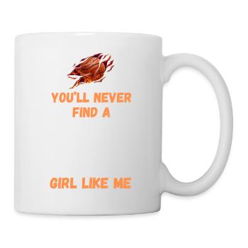 basketball girl - Mug - white - Right
