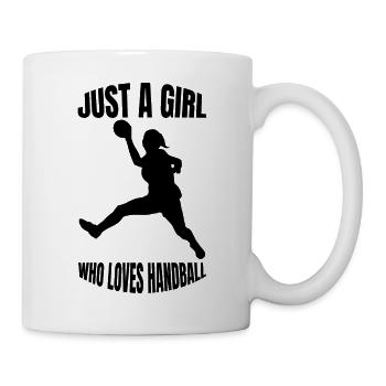Handball Handballteam Handballspieler Handballfan - Tasse - Weiß - Rechts