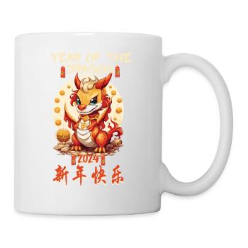 Year Of The Dragon Happy Chinese New Year 2024 - Mug - white - Right