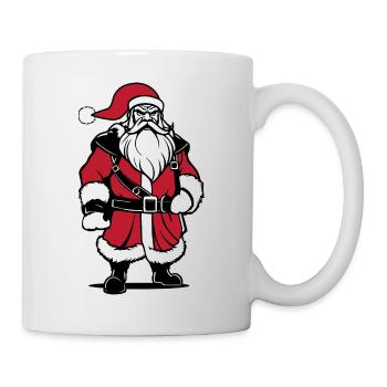 Bad Santa Claus Viking Berserker Look Christmas - Mug - white - Right