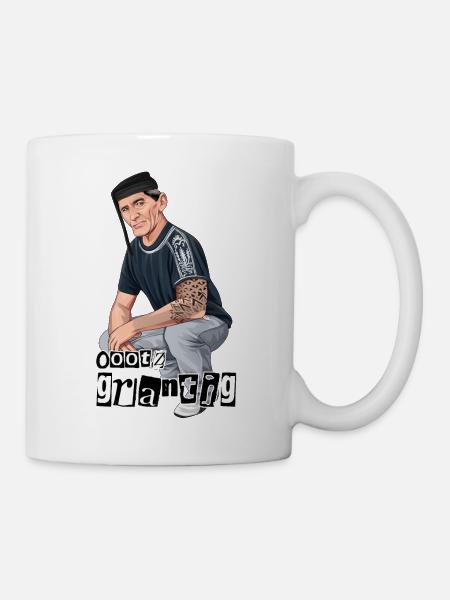 Rieser Grantler // Illustration - Tasse - Weiß