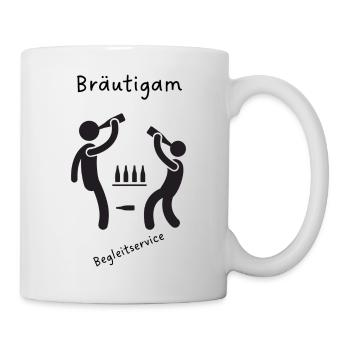 Jungesellenabschied Crew - Tasse - Weiß - Rechts