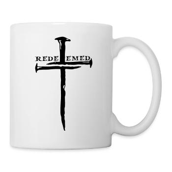 Vintage Jésus Croix Trois Clous Christian 1 Croix - Mug blanc - blanc - Droite