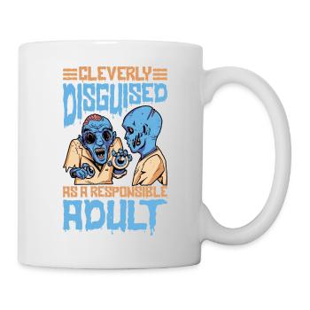 Cleverly Disguised As A Responsible Adult 26 - Mug - white - Right