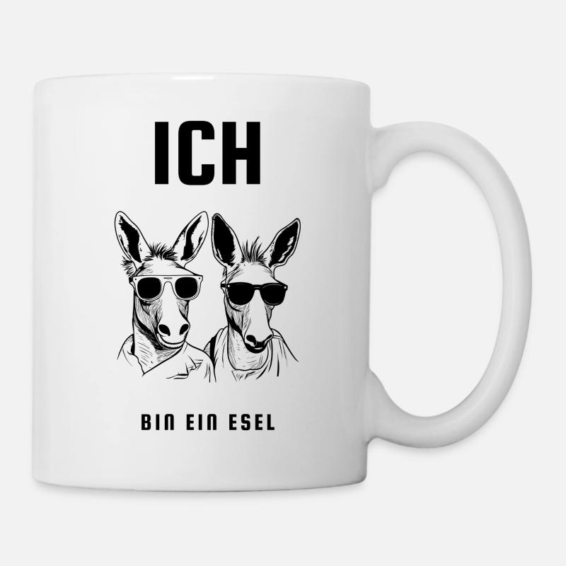 Ich bin ein Esel - Tasse - Weiß