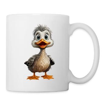 Lustiges kleines Entchen - Tasse - Weiß - Rechts