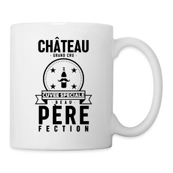 Beau Papa Château beau-père fection idée cadeau - Mug blanc - blanc - Droite