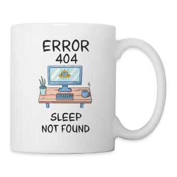 Error 404 sleep not found - Mug - white - Right