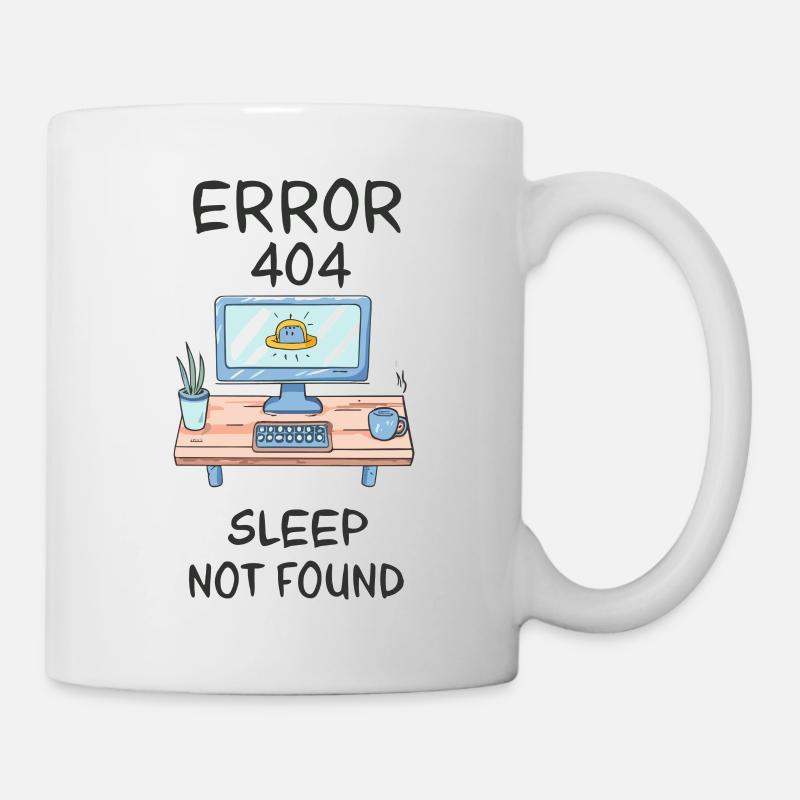 Error 404 sleep not found - Mug - white