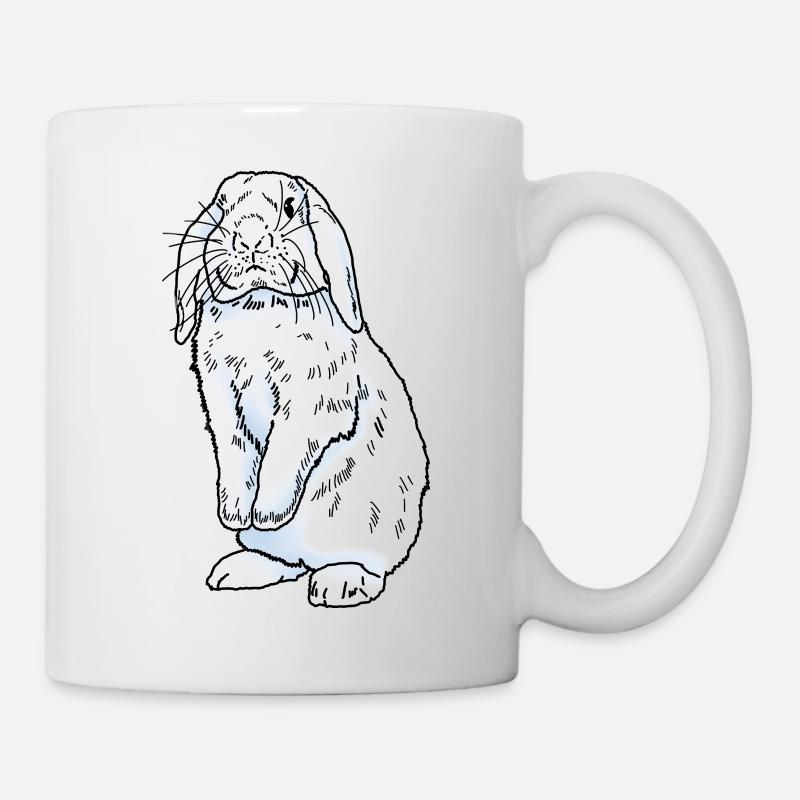 Rabbit white - Mug - white