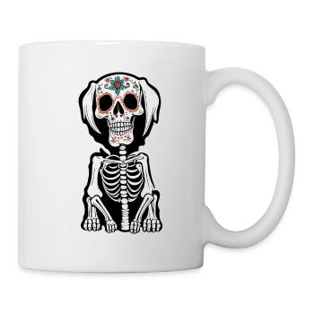 La Catrina/ Tattoo / Mexico / Animal / Dog - Mug - white - Right
