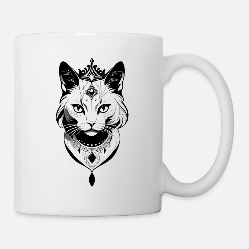 Katzen Prinzessin - Tasse - Weiß