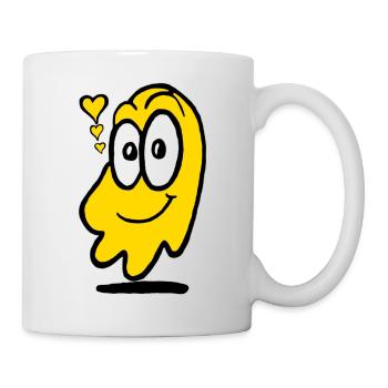 Love Ghost Orange - Tasse - Weiß - Rechts