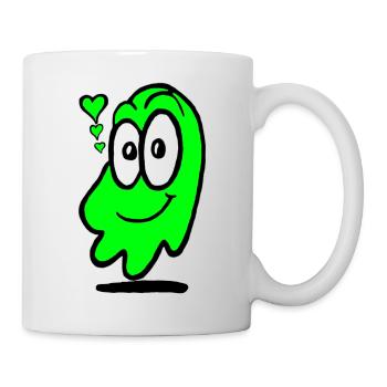 Love Ghost Grün - Tasse - Weiß - Rechts