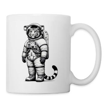 Cute Tiger Astronaut - Mug - white - Right