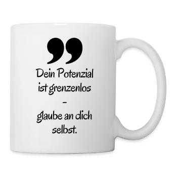 Potenzial - Tasse - Weiß - Rechts