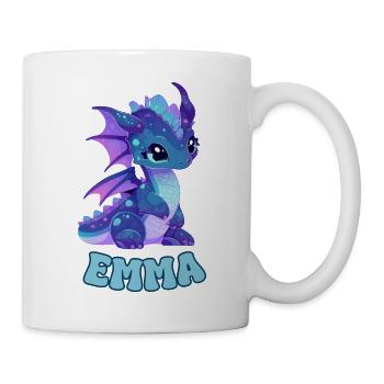 Emma - Dragon - Name - Mug - white - Right