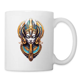 Ägypten / Pharao / Mumien / Hieroglyphen / Sphinx - Tasse - Weiß - Rechts