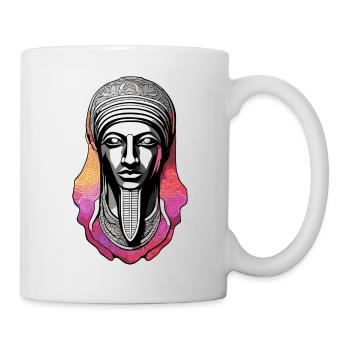 Egypte / Pharaon / Momies / Hiéroglyphes / Sphinx - Mug blanc - blanc - Droite