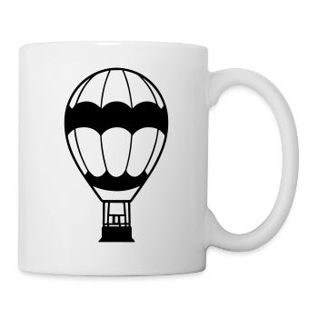 Luftballon - Tasse - Weiß - Rechts