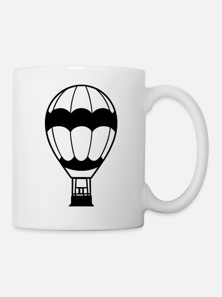 Luftballon - Tasse - Weiß