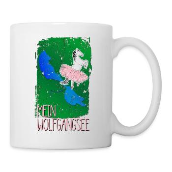 mein Wolfgangsee - Lipizzaner im Tutu - Tasse - Weiß - Rechts