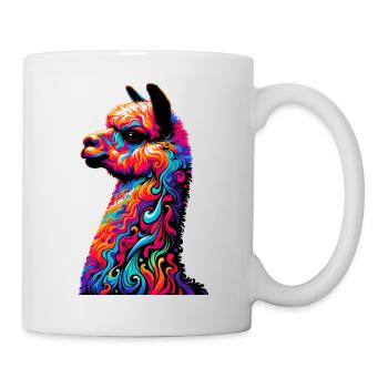 Alpaka - Tasse - Weiß - Rechts