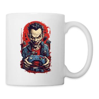 Vampire Gamer Halloween Ghoul Gaming Style - Mug - white - Right