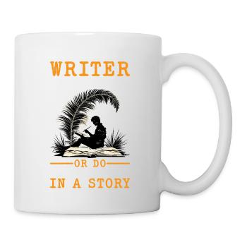 Tout ce que vous dites ou faites peut être utilisé dans une histoire 35 - Mug blanc - blanc - Droite