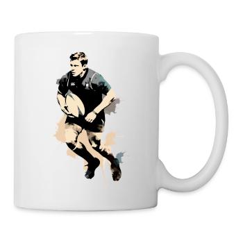 Nico, der Rugbyspieler - Tasse - Weiß - Rechts