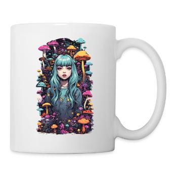 Champignons psychédéliques E-Girl Festival Style - Mug blanc - blanc - Droite