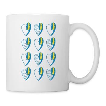 Imprimé numéro16. - Mug blanc - blanc - Droite