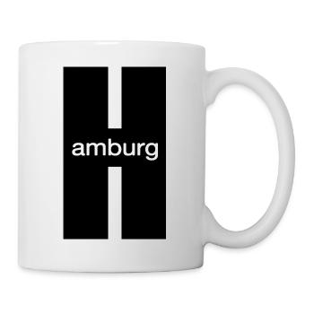 Hamburg - Tasse - Weiß - Rechts
