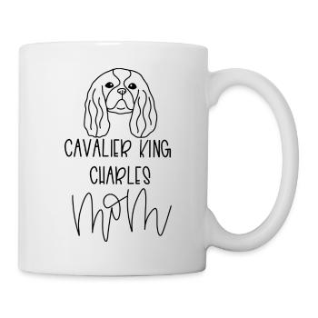 Dog Mom Cavalier King Charles - Tasse - Weiß - Rechts