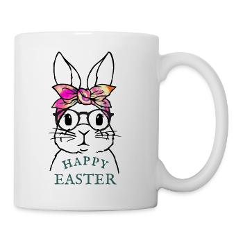 Ostern Geschenkideen Happy Easter shirt - Tasse - Weiß - Rechts