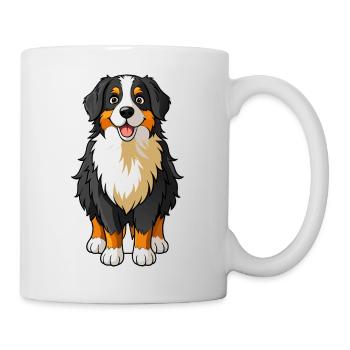Gentle Bernese Mountain Dog Art on Toaster - Mug - white - Right