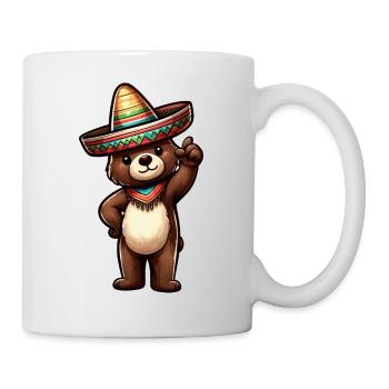 Cinco de Mayo Bear Celebration Design - Mug - white - Right