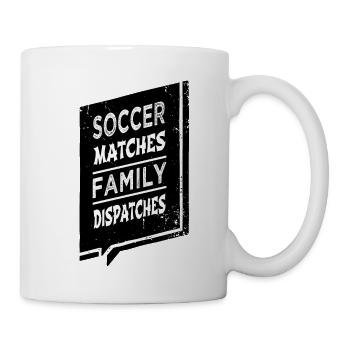 soccer strategy soccer teams gift - Tasse - Weiß - Rechts