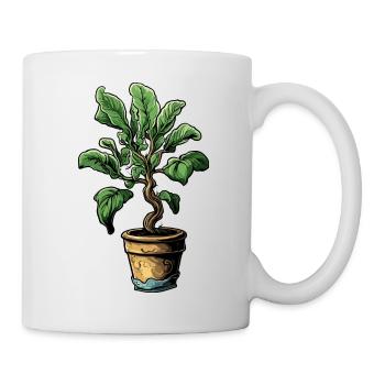 Houseplant / Potted Plant / Decoration / Pot - Mug - white - Right