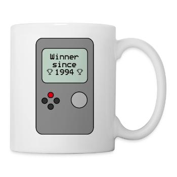 Winner since 1994 - retro Design - Tasse - Weiß - Rechts