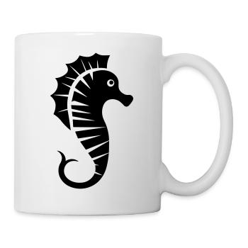 Sea horse - Mug - white - Right