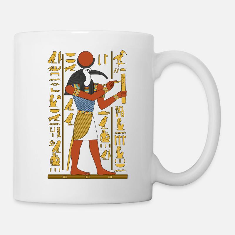 THOTH, Gott der Weisheit - Tasse - Weiß