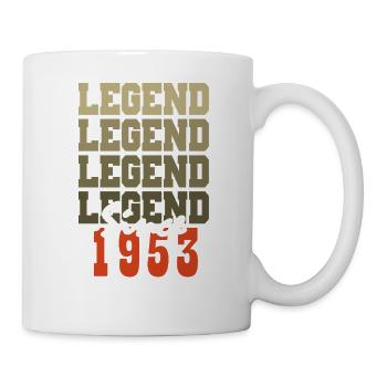 Vintage 71st Birthday Gift Born One Month from 1953 - Mug - white - Right