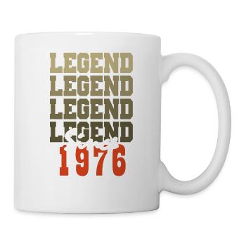 Vintage 48th Anniversary Gift Born One Month in 1976 - Mug - white - Right