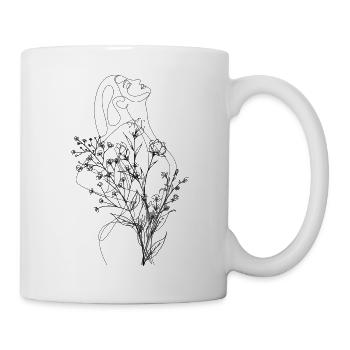 Woman Flowers Confidence - Mug - white - Right