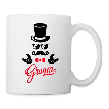 groom - Tasse - Weiß - Rechts