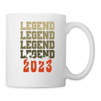Cadeau 1e Anniversaire Vintage Né un mois de 2023 - Mug blanc - blanc - Droite