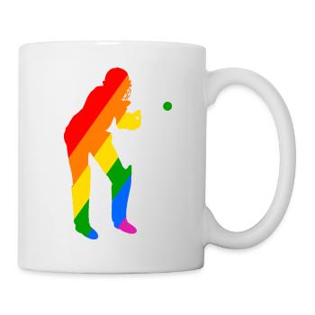 Cricket Wicketkeeper - Tasse - Weiß - Rechts