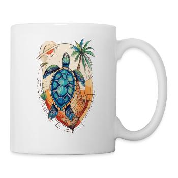 GeoTropic Reverie Eine Oase der Ruhe - Tasse - Weiß - Rechts
